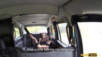 Tina Kay - Posh Brit Lady Seduces A British Cab Driver With Tina Kay - videomanysex.com - Britain