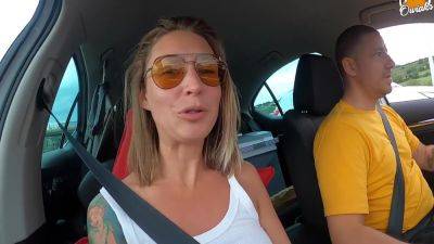 Wife Gives Amazing Handjob While Driving A Car! - upornia.com - Poland