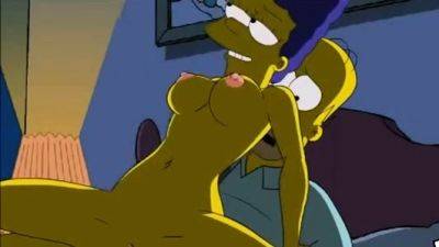 Homer and Marge fucking in the Night - FamousToonsFacial - drtuber.com