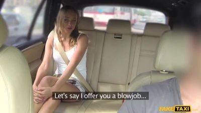 Spy Camera In Blue Eyed Teen Ivana Makes A Deal With Taxi Driver - hclips.com - Czech Republic