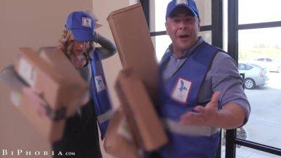 Draven Navarro - Steve Rickz - Draven Navarro And Steve Rickz - Bratty Delivery Drivers Smashed By Annoyed Hunk - hotmovs.com