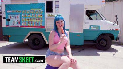 Jewelz Blu interviewed for ice cream & a hot POV bang - TeamSkeet Allstars - sexu.com - Usa