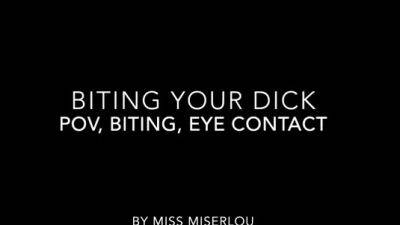 MissMiserlou - Biting your dick - drtuber.com