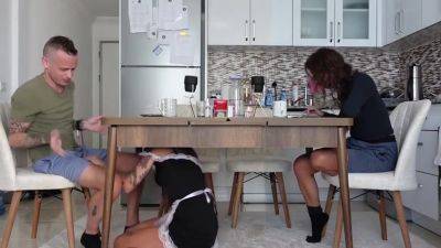 Ghomestory - Fucked The Housekeeper In Front Of His Wif - hclips.com