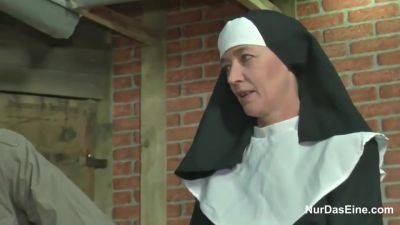 German Nun Gets Fucked In The Barn By Younger Stud - hclips.com - Germany