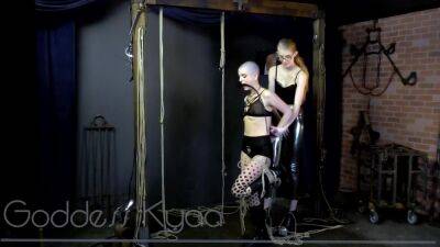 Slave Abigail Rope Tied & Spanked - Hard Bdsm At Sensual Pain Dungeon - Shibari Suspension P4 - videomanysex.com