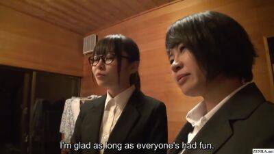 Japanese female employees take part in a cheating wives orgy - hotmovs.com - Japan
