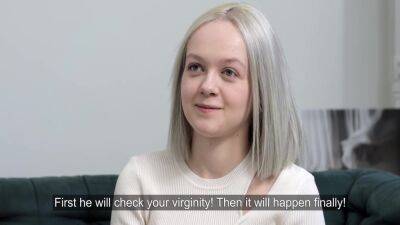 Petite Virgin Blonde Marie Poucette Gets Hardcore Fucked - hclips.com - Russia