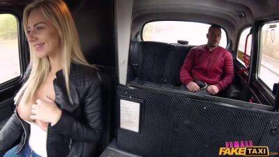 Nathaly Cherie - Spunky, blondie cab driver, Nathaly Cherie fell for her customer and determined to plumb him - sunporno.com