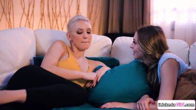 Kenzie Taylor - Lily Larimar - Lily - Lesbian Milf Fingers Petite Stepdaughter - Lily Larimar, Big T And Kenzie Taylor - upornia.com