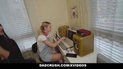 DadCrush - Pervert Stepdad Fucks StepDaughter (Anastasia Knight) And Her BFF (Eliza Ibarra) - xxxfiles.com