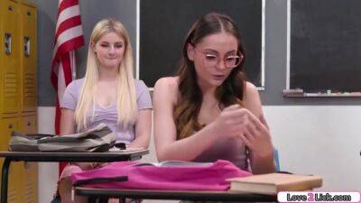 Aften Opal - Big T And Aften Opal - Schoolgirls Masturbate For The 1st Time - upornia.com