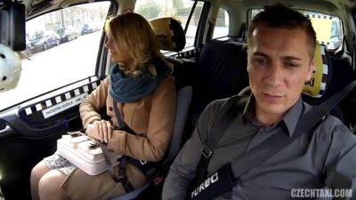 Lascivious blond cheats on hubby with Czech taxi driver - sunporno.com - Czech Republic