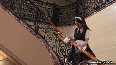 Anna Kimijima - Naughty Maid Gives Her Boss A Blowjob While Hes Sleeping - txxx.com - Japan
