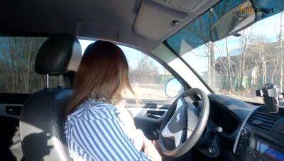 Russian girl passed the license exam (blowjob, public, in the car) - xxxfiles.com - Russia
