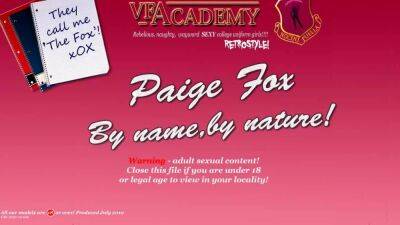 Paige Fox - Paige Fox - VintageFlash - drtuber.com