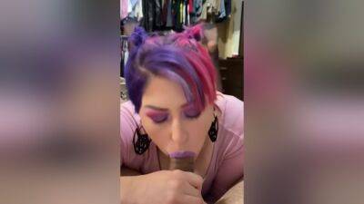 Gorgeous Alternative Girl Loves To Suck Dick And Balls And Swallows All Of It - hclips.com