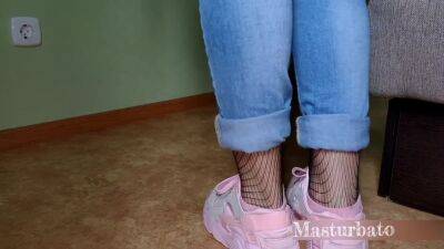 Homemade Fetish: My Smelly Feet - Dirty Socks - Sexy Stockings - Jeans - upornia.com