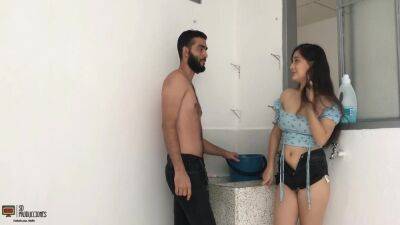 Fucking My Stepsister In The Patio Of The House On A Sunny Morning Cum-nalgas - Porn In Spanish - upornia.com - Spain