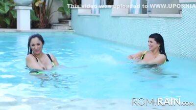 Romi Rain - Reena Sky - Romi - Reena Sky And Romi Rain - Romi & Reena Get Wet N Wild - upornia.com