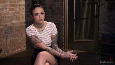 Tattooed Pain Slut Endures Brutal Bondage With Agonizing Torment - upornia.com