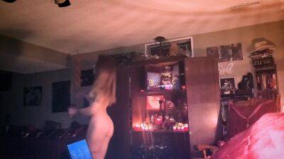 Nude Beth Dancing For Satan At Her Lit Up Satanic Alter - hotmovs.com