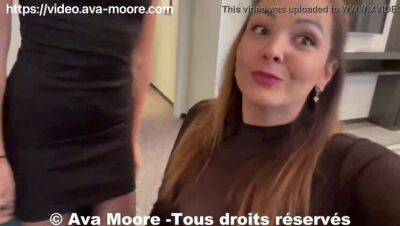 Ava Moore - Young French girls fuck at the hotel with strangers from Tinder with Laure Raccuzo - porntry.com - France - county Young