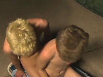 Blond twinks Jerrick Dalton and Wes Dynasty anal breed hard - drtuber.com