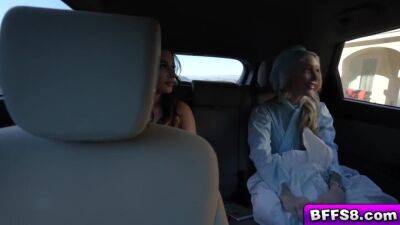 Emma Runs Into A Group Of Hipster Hippies With Aria A, Chanel A And Emma Starletto - hotmovs.com