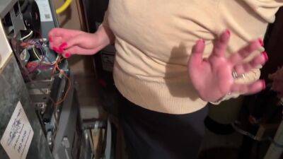 Neighbor Needed A Hand Fucked Her Good In The Utility Room! - hotmovs.com