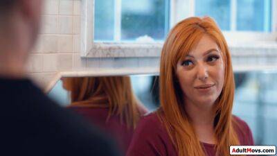 Busty redhead stepmom titfucks and deepthroats stepsons cock - txxx.com