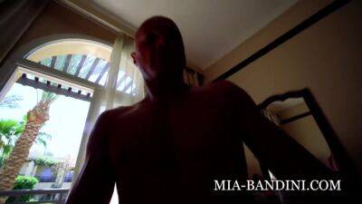 Caught Fucking On Balcony Moving To The Hotel Room - videomanysex.com