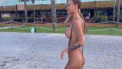 Monika Fox - Depraved Nude On The Beach In Barcelona 5 Min With Monika Fox - upornia.com - Russia
