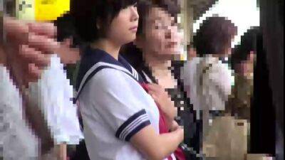 Lady - Racy Japanese lady perfroming in fetish sex video in public - sunporno.com - Japan