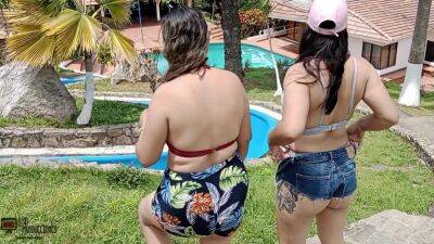 Having Lesbian Sex With My Stepsister On A Walk To The Farm - Porn In Spanish - upornia.com - Spain