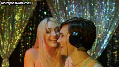Lesbian slutty DJ seduces nympho 19yo dyke in 69 position - txxx.com
