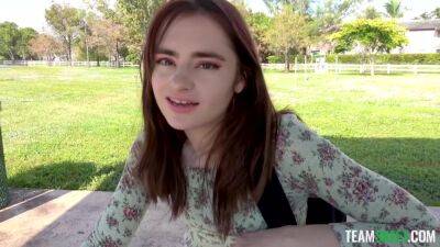 Reese Robbins - Shy Girl At The Park In Hd - Reese Robbins - upornia.com