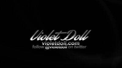 Violet Doll – Sheer Pantyhose Tease - drtuber.com