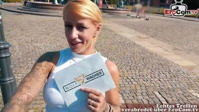 german fitness tattoo amateur blonde teen pick up at EroCom Date for blind date in hotel - veryfreeporn.com - Germany