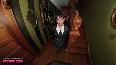 Harley Haze - Harley Haze And Wednesday Addams In As Horny Hardcore Fuck - upornia.com