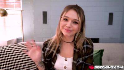 Mia Kay - Mia Kay In Strips Lets Stepbro Takes Her Pics - upornia.com