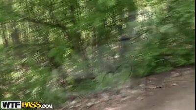 Girl Fucked Hard In Forest - sunporno.com - county Forest