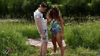 Real Outdoor Sex On The River Bank - Horny Amateur Couple - hclips.com