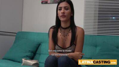 Skinny Tight Miss Colombia In Fake Casting Before Fame - hotmovs.com - Colombia