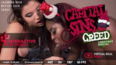 Jasmine Webb - Miyuki Son - Sensi - Capital sins: Greed - Christmas Special - txxx.com - Britain
