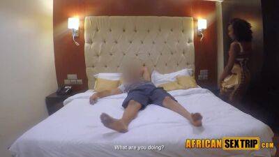 Amateur Perfect Body Hot Ebony African Rides A Massive Cock On Her Foreign Therapist Couch - hotmovs.com