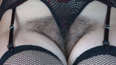 It Excites Me To Display Myself In Erotic Lingerie Look At My Hairy Pussy With Panties I Need To Fuck - voyeurhit.com