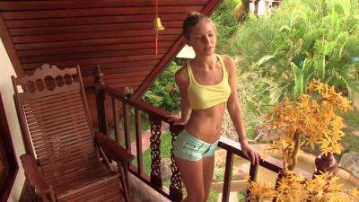 Sexy Blonde Teen Stunner Anjelica Wants To Be A Pornstar - txxx.com - Russia