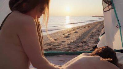 Beach Massage Ends With Creampie - hotmovs.com