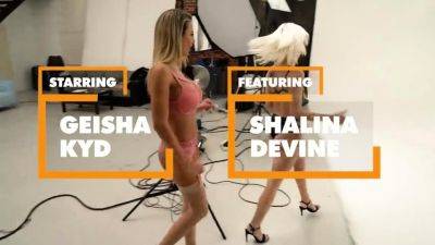 Shalina Devine - POV - Geisha Kyd, Shalina Devine and Zazie Skymm fuck your - drtuber.com